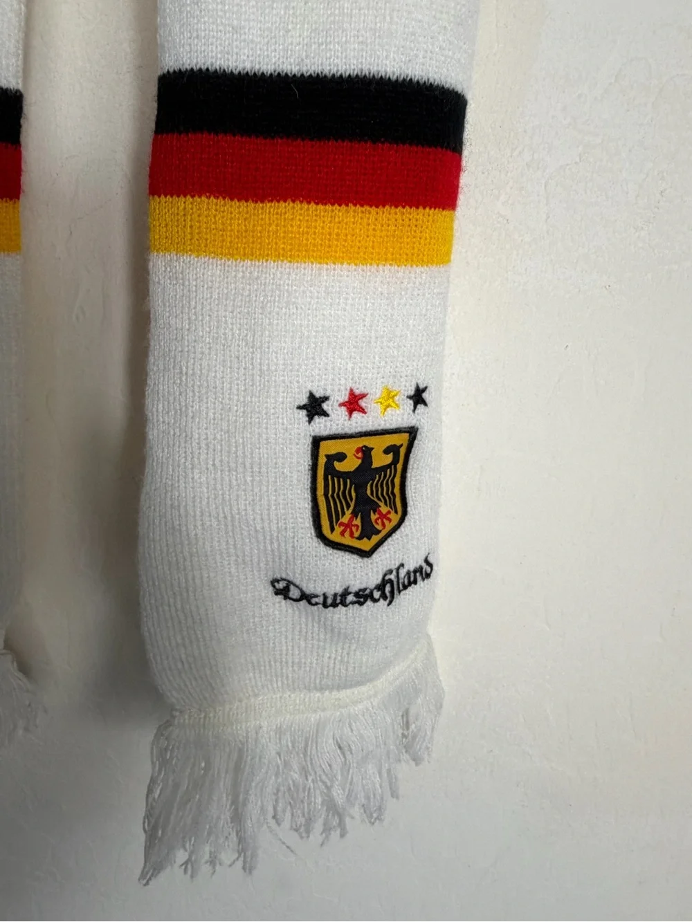 Deutschland scarf acrylic one size vintage very rare Vinatge